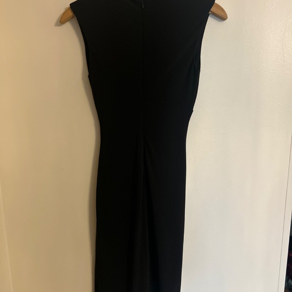 Le Château Sleeveless Black Midi Dress - Picture 3 of 5
